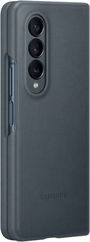 Samsung Leather Cover für Galaxy Z Fold4 graygreen