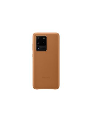 Samsung Galaxy S20 Ultra - Leather Cover - Brown