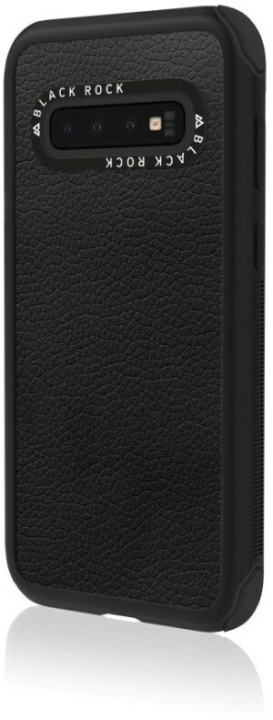 Black Rock Cover Robust Real Leather für Galaxy S10 schwarz