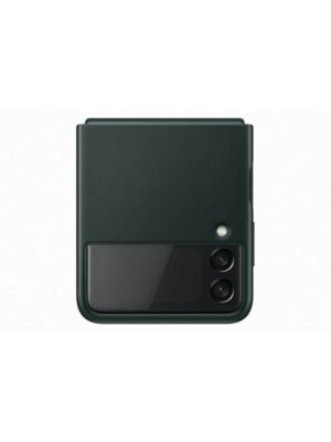 Samsung Galaxy Z Flip 3 Leather Cover - Green