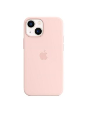 Apple iPhone 13 mini Silicone Case with MagSafe - Chalk Pink