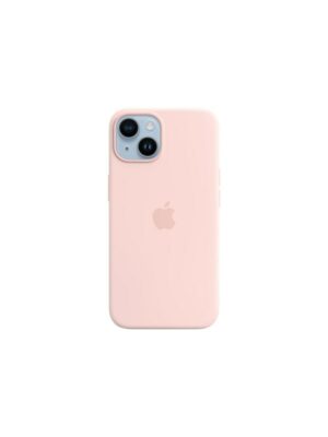 Apple iPhone 14 Silicone Case with MagSafe - Chalk Pink