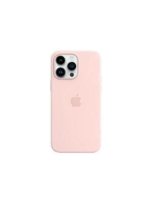 Apple iPhone 14 Pro Max Silicone Case with MagSafe - Chalk Pink