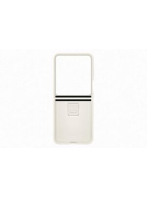 Samsung Galaxy Z Flip5 Silicone Case with Ring - Cream