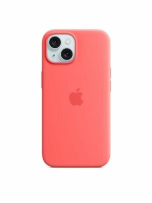 Apple iPhone 15 Silicone Case with MagSafe - Guava
