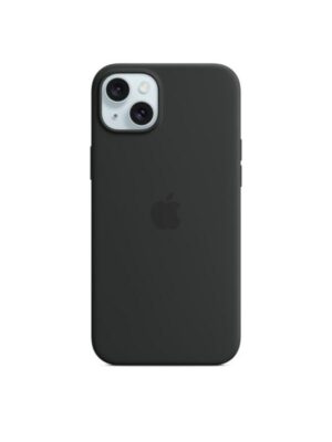 Apple iPhone 15 Plus Silicone Case with MagSafe - Black