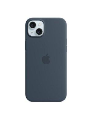 Apple iPhone 15 Plus Silicone Case with MagSafe - Storm Blue