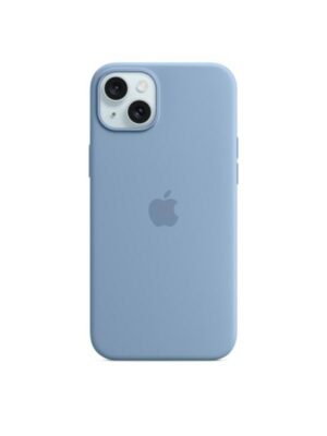 Apple iPhone 15 Plus Silicone Case with MagSafe - Winter Blue
