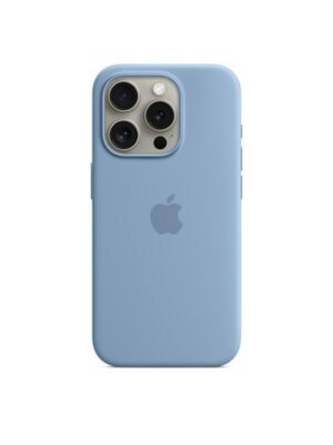 Apple iPhone 15 Pro Silicone Case with MagSafe - Winter Blue