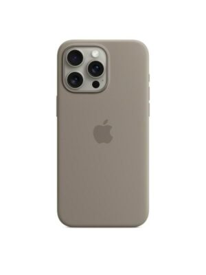 Apple iPhone 15 Pro Max Silicone Case with MagSafe - Clay