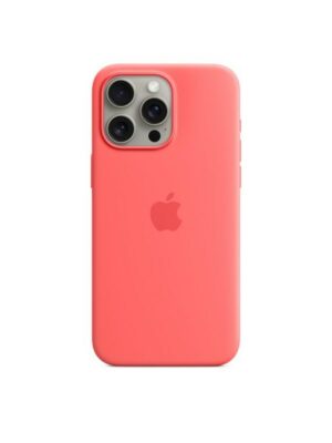 Apple iPhone 15 Pro Max Silicone Case with MagSafe - Guava