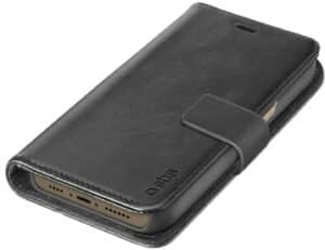 sbs Leder Wallet für iPhone 14 Pro schwarz