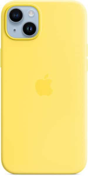 Apple Silikon Case mit MagSafe für iPhone 14 Plus kanariengelb