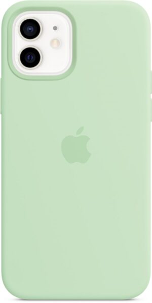 Apple Silikon Case mit MagSafe für iPhone 12/12 Pro pistazie