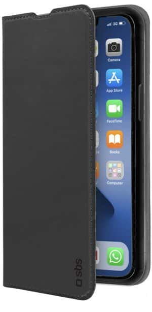 sbs Wallet Lite Bookcase Handy-Klapptasche für iPhone 13 Pro schwarz