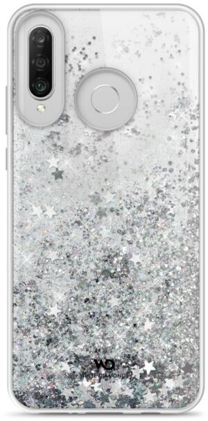 White Diamonds Cover Sparkle für Huawei P30 Lite silver stars