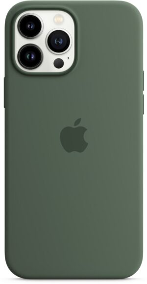 Apple Silikon Case mit MagSafe für iPhone 13 Pro Max eukalyptus