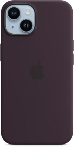 Apple Silikon Case mit MagSafe für iPhone 14 holunder