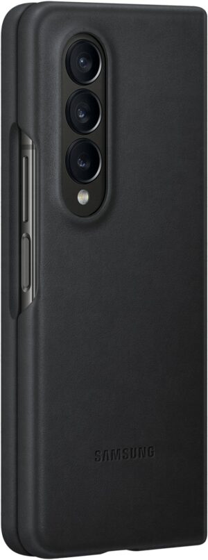 Samsung Leather Cover für Galaxy Z Fold4 schwarz