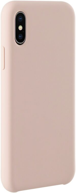 Vivanco HCVVIPHXSPS Silikon Schutzhülle für iPhone X/XS rosa sand