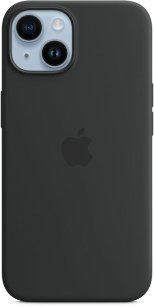 Apple Silikon Case mit MagSafe für iPhone 14 mitternacht