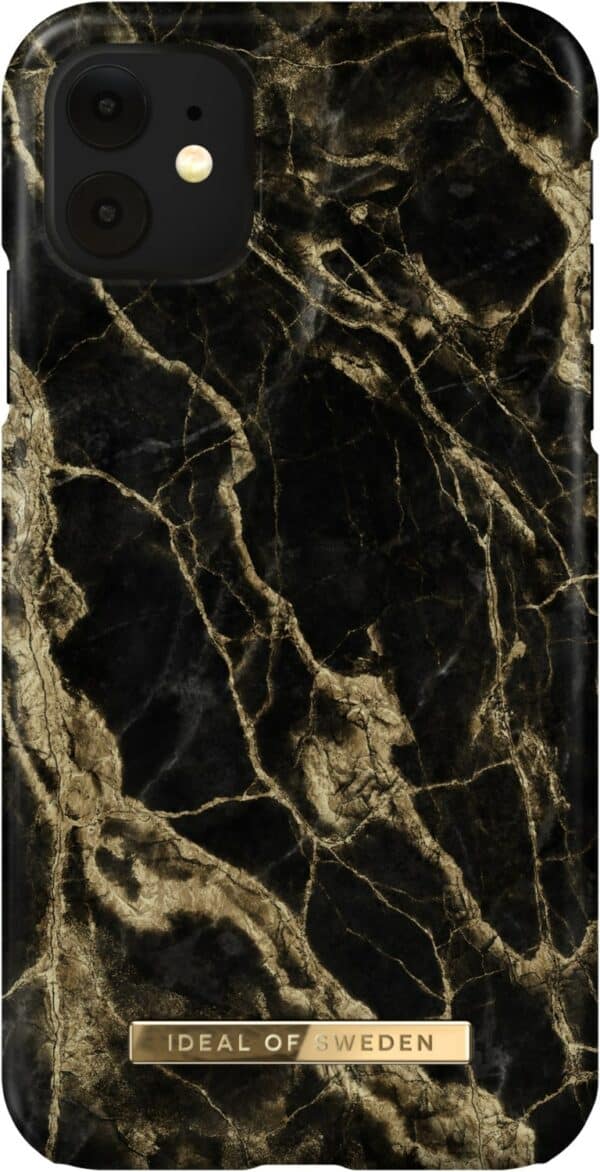 iDeal of Sweden Fashion Case für iPhone 11 golden smoke marble